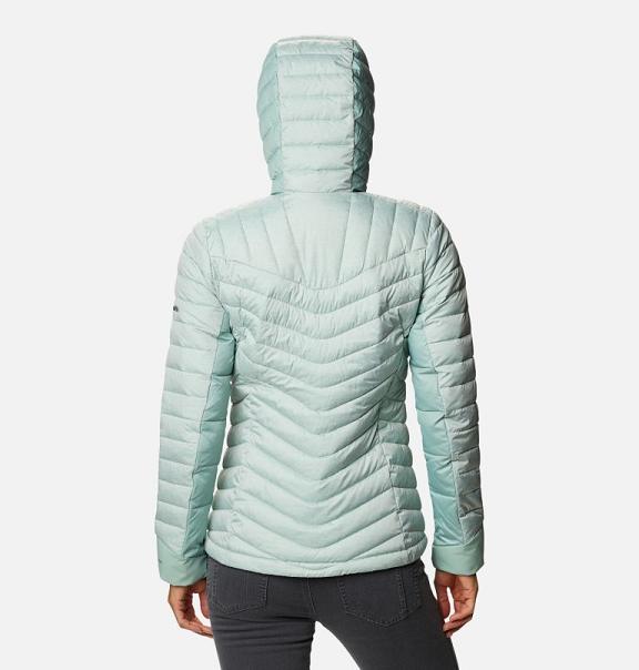 Columbia Windgates Hooded Jacket Green For Women's NZ87491 New Zealand